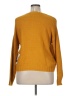 C&C California Solid Yellow Pullover Sweater Size XL - photo 2