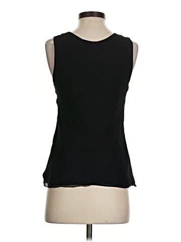 Identity by Lord & Taylor Sleeveless Silk Top (view 2)