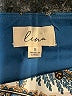 Lena 100% Polyester Paisley Blue Cocktail Dress Size S - photo 7