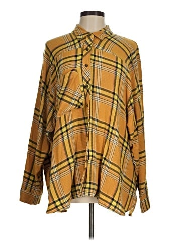BDG Long Sleeve Button-Down Shirt (view 1)