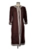 Escada 100% Linen Burgundy Coat Size EU 42 / US 12 - photo 1