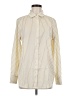 Assorted Brands Stripes Ivory Long Sleeve Blouse Size M - photo 1