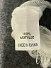 Ginger 100% Acrylic Hearts Ivory Pullover Sweater Size L - photo 8