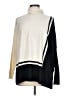 Reiss Color Block Ivory Turtleneck Sweater Size L - photo 1