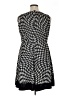 AB Studio Houndstooth Black Cocktail Dress Size XL - photo 2