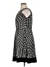 AB Studio Houndstooth Black Cocktail Dress Size XL - photo 5