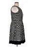 AB Studio Houndstooth Black Cocktail Dress Size XL - photo 4