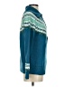 Talbots Fair Isle Teal Pullover Sweater Size S - photo 4