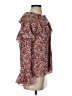 J.Crew 100% Polyester Burgundy Long Sleeve Blouse Size XS - photo 4