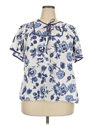 Lane Bryant Short Sleeve Blouse (view 1)