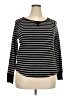 Faded Glory Stripes Black Pullover Sweater Size 20 - photo 1