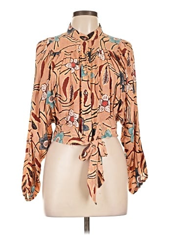 Christian Siriano New York Long Sleeve Blouse (view 1)