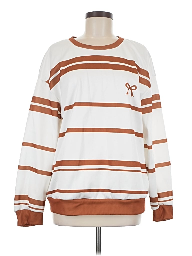 Pre-owned Shein Sweatshirt In White