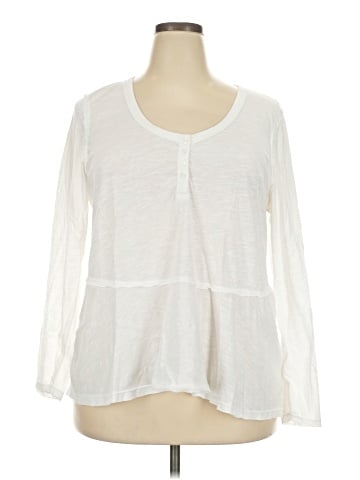 Scoop Long Sleeve Henley (view 1)