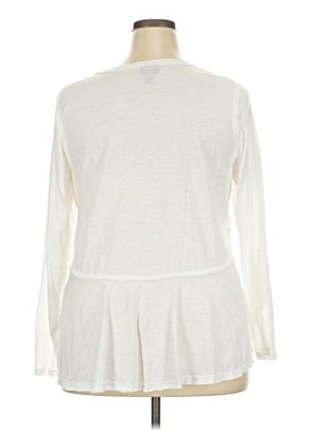 Scoop Long Sleeve Henley (view 2)