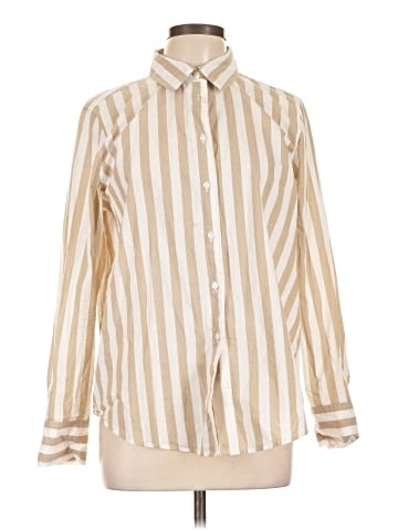 Banana Republic Factory Store Long Sleeve Button-Down Shirt (view 1)