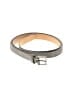 J.Crew Silver Gray Leather Belt Size S - photo 1