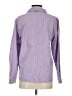 Relativity 100% Cotton Checkered-gingham Purple Long Sleeve Button-Down Shirt Size S - photo 2