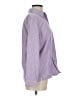 Relativity 100% Cotton Checkered-gingham Purple Long Sleeve Button-Down Shirt Size S - photo 4