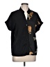 Shein Black Short Sleeve Blouse Size L - photo 1