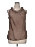New Directions 100% Polyester Brown Sleeveless Blouse Size XL - photo 1