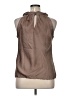New Directions 100% Polyester Brown Sleeveless Blouse Size XL - photo 2