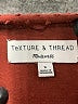 TeXTURE & THREAD Madewell Burgundy 3/4 Sleeve Blouse Size S - photo 7