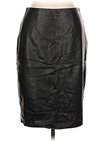 Ann Taylor Faux Leather Skirt (view 1)