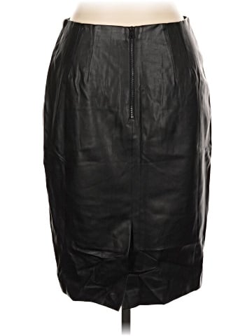 Ann Taylor Faux Leather Skirt (view 2)