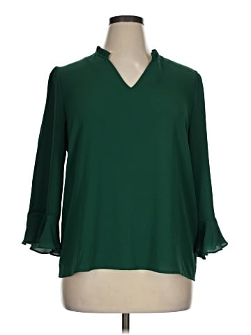 CeCe 3/4 Sleeve Blouse (view 1)