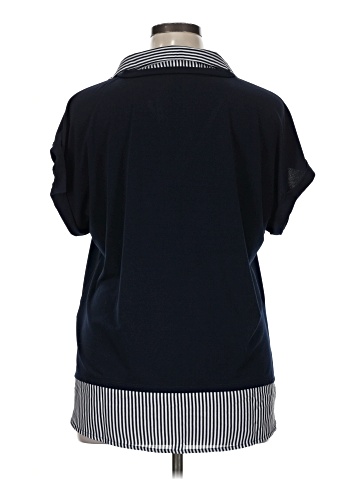 Adrianna Papell Short Sleeve Blouse (view 2)