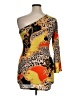 Assorted Brands Orange Casual Dress Size XL - photo 2