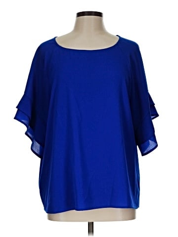 Umgee Short Sleeve Blouse (view 1)