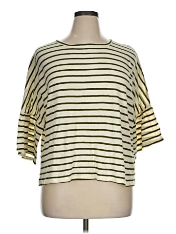 Madewell Flare-Sleeve Tee in Stripe (view 1)