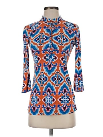 A Common Thread 3/4 Sleeve Blouse (view 1)