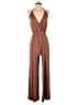 Majorelle Solid Brown Jumpsuit Size S - photo 1