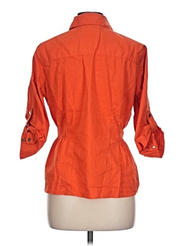 Elementz 3/4 Sleeve Button-Down Shirt (view 2)