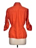 Elementz Orange 3/4 Sleeve Button-Down Shirt Size L - photo 2