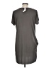 Mod Ref Solid Gray Casual Dress Size L - photo 2