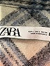 Zara Plaid Blue Jacket Size L - photo 6