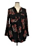 Torrid Black Long Sleeve Blouse Size 2X Plus (2) - photo 1