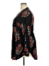 Torrid Black Long Sleeve Blouse Size 2X Plus (2) - photo 5
