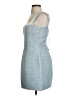Atoir 100% Polyester Tweed Blue Cocktail Dress Size 4 - photo 5