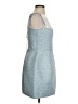 Atoir 100% Polyester Tweed Blue Cocktail Dress Size 4 - photo 4