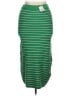 MNG Stripes Green Casual Skirt Size XL - photo 2