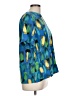 Notations 100% Polyester Teal Short Sleeve Blouse Size L - photo 4