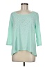 NY&C 100% Polyester Teal 3/4 Sleeve Top Size M - photo 1