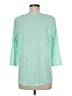 NY&C 100% Polyester Teal 3/4 Sleeve Top Size M - photo 2