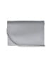 Halogen 100% Leather Solid Gray Leather Crossbody Bag One size - photo 1