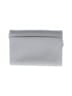 Halogen 100% Leather Solid Gray Leather Crossbody Bag One size - photo 3